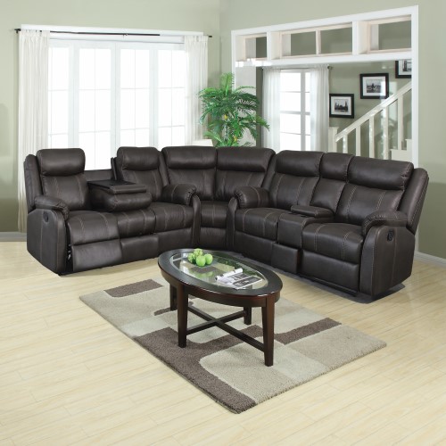 GIN RUMMY CHARCOAL SECTIONAL